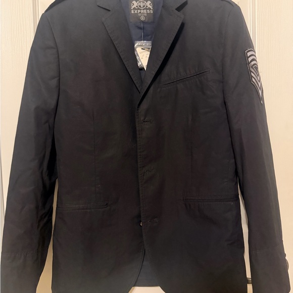 Express Navy Military Jacket - Picture 4 of 7